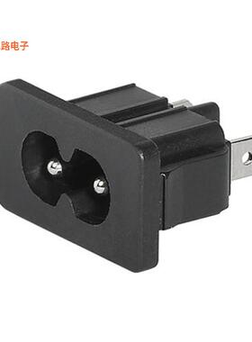 4300.0105 -[全新PWR ENT RCPT IEC320-C8 PANEL QC]