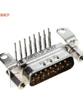 DAMD-15P-J-K87 -原装[CONN D-SUB PLUG 15POS R/A SOLDERD-Sub