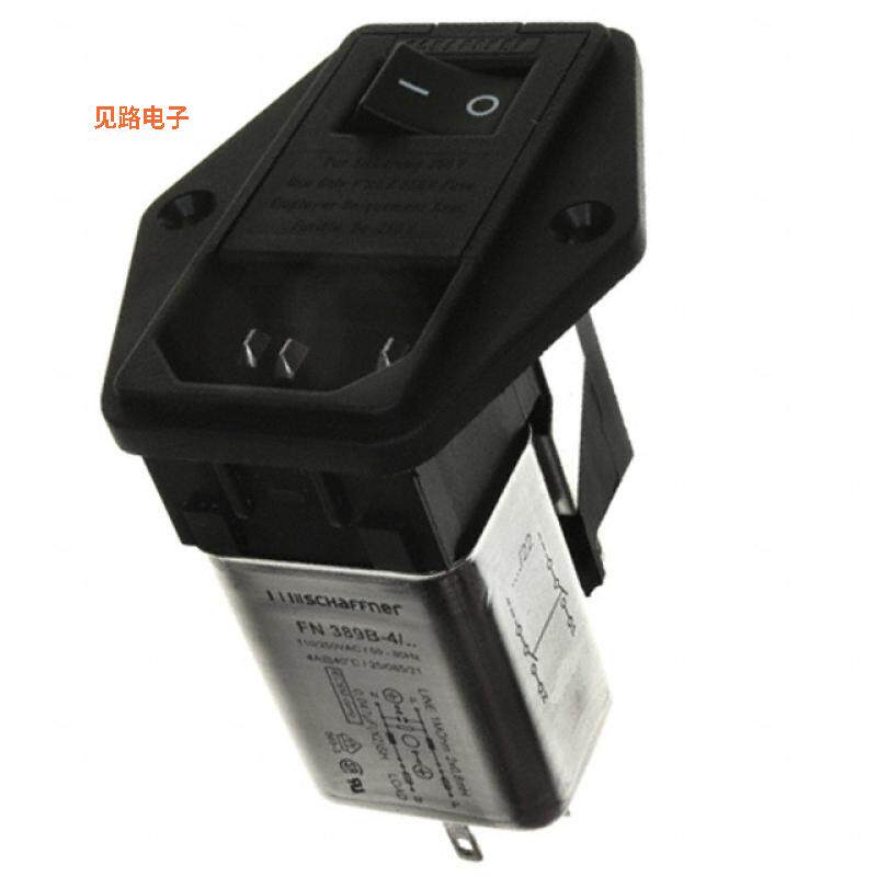 FN389B-4-22 -原装[PWR ENT MOD RCPT IEC320-C14 PNLIEC