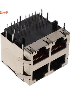 133041-E -原装[2X2, 8P-8C, SOLDER插孔