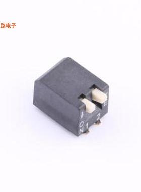 HX 2.54-2P TPCB -[立贴侧拨SMD-4P,6.48x11mm拨码