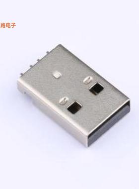 USB-ZL-113PWB -原装[AM180度沉板2.0直脚无柱LCP黑胶USB