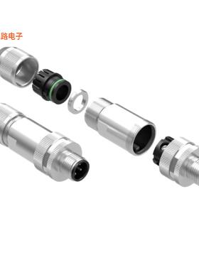 55-00296 -原装[CONN PLUG MALE M12-5POS SCREW插头，母插口