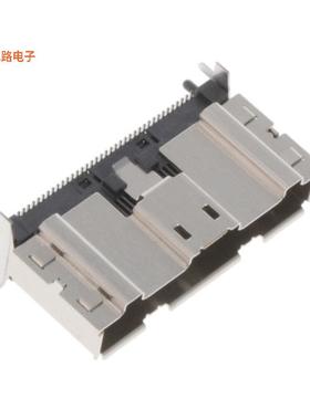 2324787-2 -原装[CONN RCPT 74POS SMD GOLD插座，中央带触点