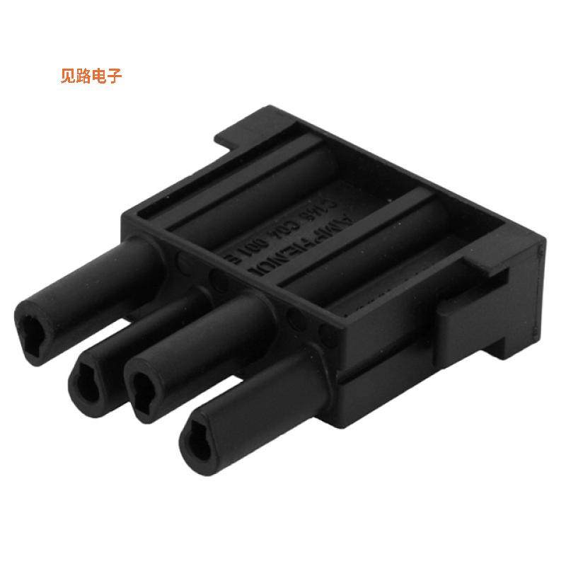 C146C04001E8 -原装[MODULE FEMALE 4POS CRIMP无触头模块