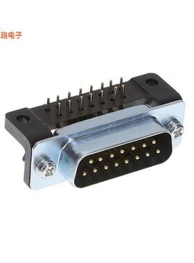 DA-15PA-J4R -原装[D-SUB, PCB SIDE, RIGHT, 15 POS,D-Sub