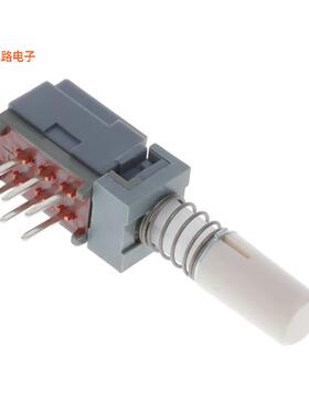 PBH2UEENAG1RWHT -原装[SWITCH PUSH DPDT 0.1A 30V通孔，直角