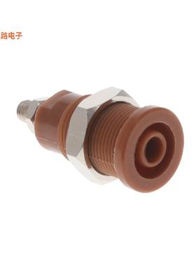 BU-P72930-1 -原装[CONN BANANA JACK THRD BROWN香蕉插孔