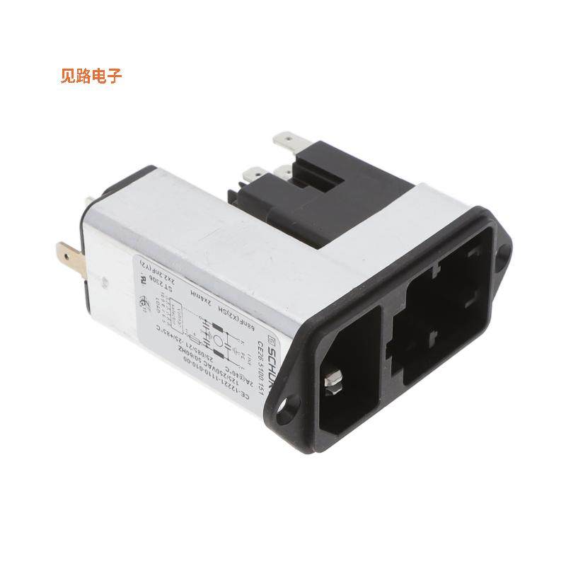 CE26.5100.151 -[全新PWR ENT MOD RCPT IEC320-C14 PNL]