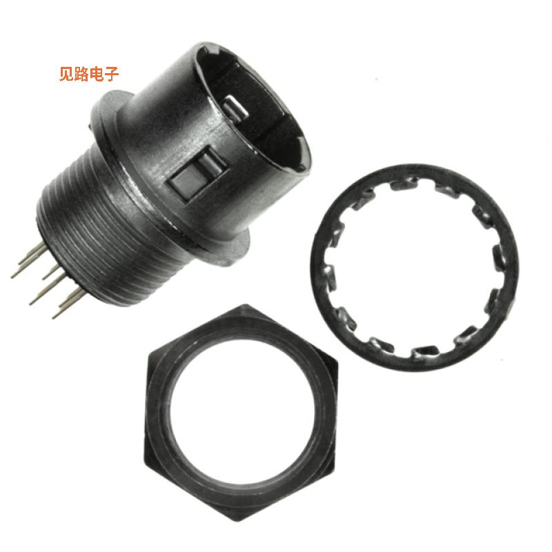 HR10A-7R-6PB(74) -[全新CONN RCPT MALE 6POS GOLD SOLDER]