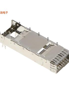 QSFPC-1-1-S-LP-F -原装[FLYOVER QSFP CAGE带散热片的机架