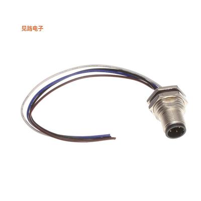 M12D-04PMMC-SF8C15 -[全新CONN PLUG MALE 4P WIR LEAD 0.49']