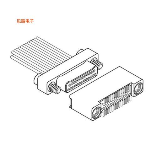 NK-2B2-015-225-TH00 -[全新CONN D-TYPE RCPT 15POS PNL MNT]