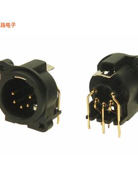 CP300255 -原装[5XNACM/PC90 5 PIN MALE PC XLR插座，公形引脚