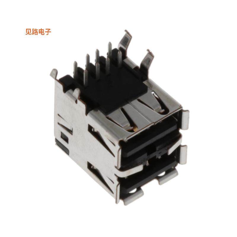 292323-6 -[全新CONN RCPT USB2.0 TYPEA STACK R/A]