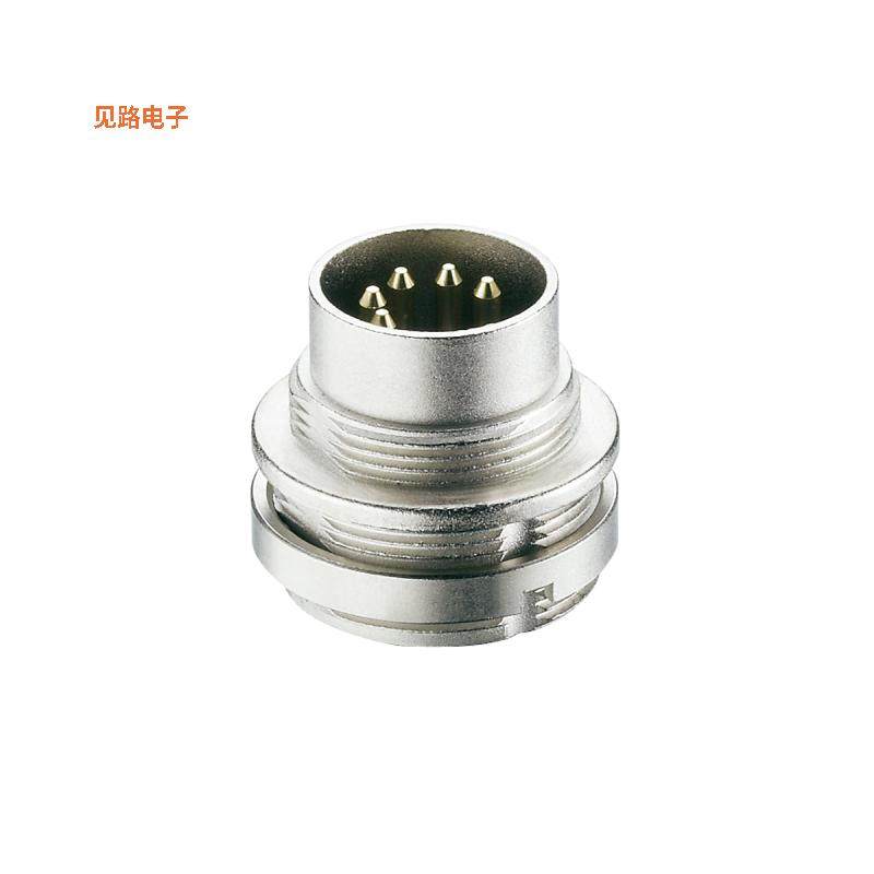 0314 08-1 -原装[M16 CHASSIS PLUG FRONTMOUNT 8P插头，公引脚