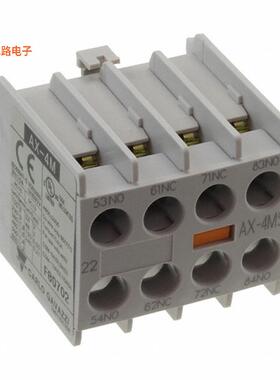 AX-4MS-22 -原装[FRNT AUX 2NO2NC MINI SC辅助触点块