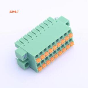 KF2EDGKNHM-3.81-2*9P -[原装插拔式接线P=3.81mm