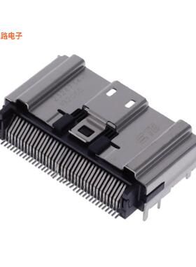 2324734-1 -原装[CONN RCPT 74POS R/A SMD GOLD插座，中央带触点