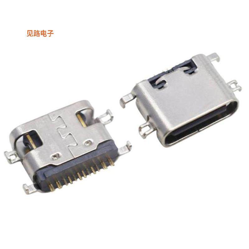 A-USBC-20F0-EA-GSR06 -[全新CONN RCPT USB2.0 TYPC 16P