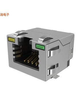 RJE3A18814A1 -原装[8P8C, RA, CAT5E, SMT, SHIELD WIT插孔
