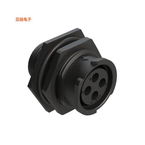 FLS714N4S03 -原装[4 POSITION JAM NUT RECEPTACLE, S插座外壳