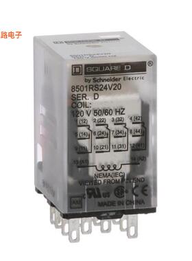 8501RS24V20 -原装[PLUG IN RELAY, TYPE R, MINIATURE可插