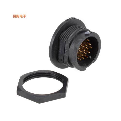 DD-18PMMS-QC8001 -原装[LARGE RECEPTACLE(FRONT)插座，公形引脚