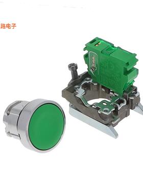 ZB4RTA3 -原装[ZB4R TRANSMITTER COMPLETE, GREEN前面板安装