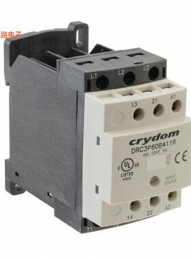 DRC3P60B411R -原装[SSR RELAY 3PST-NO 7.6A 48-600VDIN 轨道