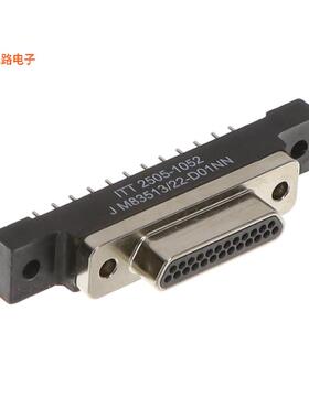 M83513/22-D01NN -[全新CONN MICRO-D PLG 25P PNL MT SLDR]