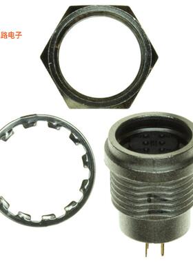 HR25A-7R-6SA -[全新CONN RCPT FMALE 6POS GOLD SOLDER]