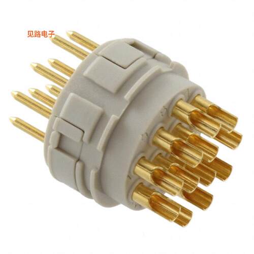 1596856 -原装[CONN MALE INSERT 12P SOLDER CUP插件，公形引脚
