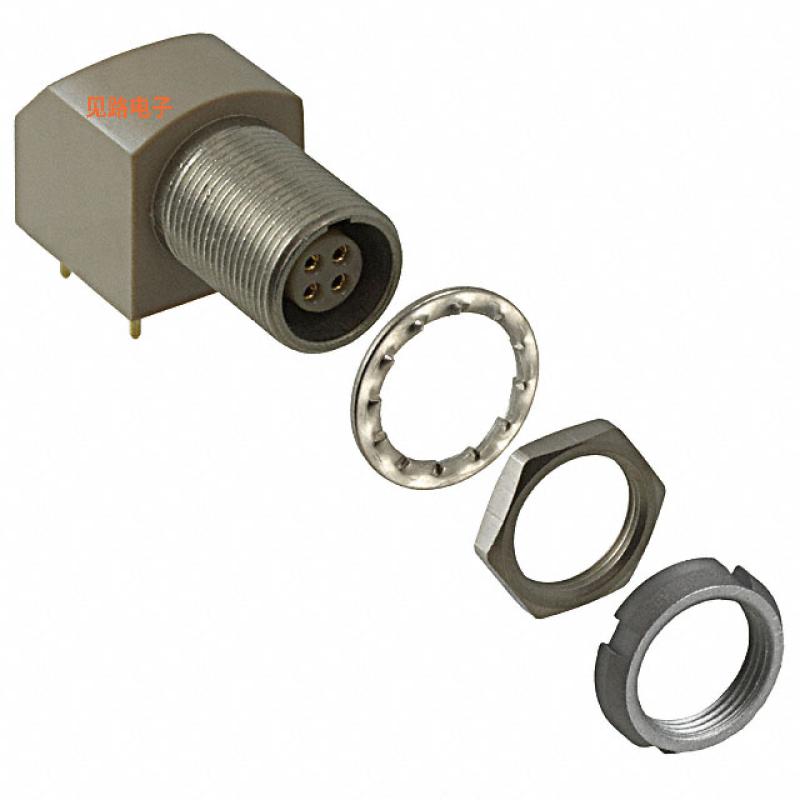 EXG.0B.304.HLN -[全新CONN RCPT FMALE 4POS GOLD SOLDER]