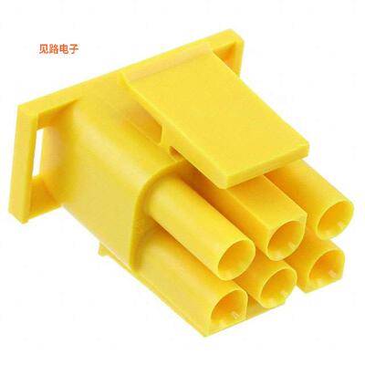1-480704-4 -原装[CONN PLUG HSG 6POS YELLOW插头