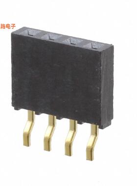 SMH-104-02-G-S -原装[CONN RCPT 4POS 0.1 GOLD SMD R/A插座