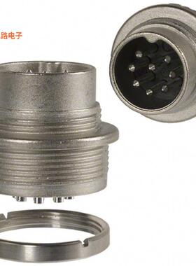 T3506000U -原装[CONN RCPT MALE 8P SILV SLDR CU