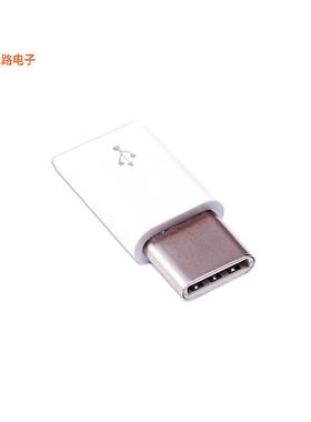 SC0221 -原装[WHITE MICRO-USB-B TO USB-C ADAPTUSB - 微 B 型