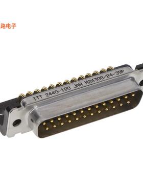 M24308/24-39P -原装[CONN D-SUB PLUG 25POS R/A SOLDERD-Sub