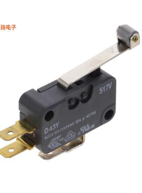 D433-R1RD -原装[SWITCH SNAP ACTION SPDT 6A 250VSPDT