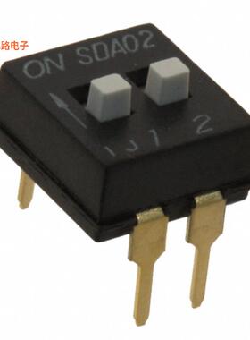 SDA02H1BD -原装[SWITCH SLIDE DIP SPST 0.025A 24VSPST