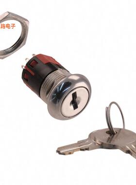 Y200AA2C203NQ -[全新SWITCH KEYLOCK 3POS DP3T 4A 125V]