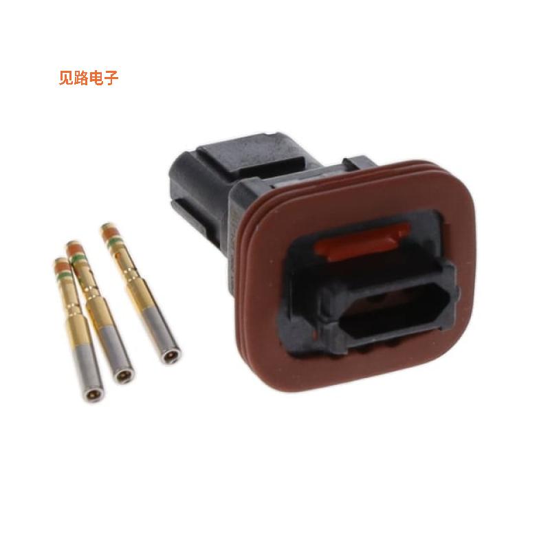 D369-B33-NS1-119P -原装[369 3 WAY PANEL MNT REC, CRIMP,插座