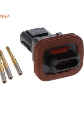 D369-B33-NS1-119P -原装[369 3 WAY PANEL MNT REC, CRIMP,插座