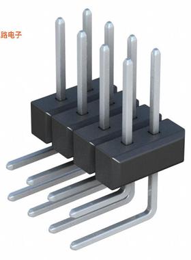 PEC04DBAN -原装[CONN HEADER R/A 8POS 2.54MM针座，分离式