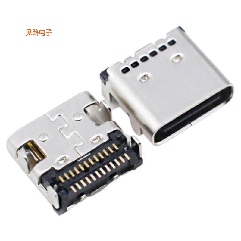 A-USBC-20F0-EA-GSR07 -[全新CONN RCPT USB2.0 TYPC 16P