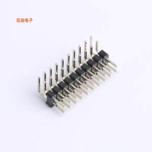 DS1025-06-2x10P8BR1-B -原装[全金，黑色，弯插 Type1 B级排针