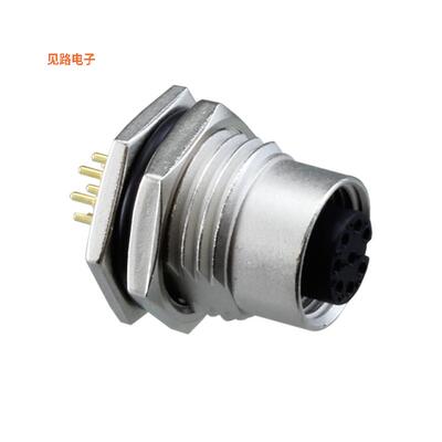 M12A-08PFFP-SF8002 -[全新CONN RCPT FMALE 8POS GOLD SOLDER]