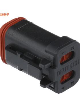 DT06-4S-EP06 -原装[CONN PLUG HSG 4POSCONN PLUG HSG 4POS