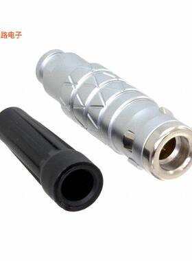 FLKC-02FGMS-GCP-213 -[全新CONN PLUG MALE 2P GOLD SLDR CUP]